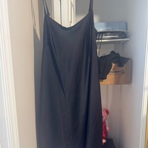 Calvin Klein Black Slip Dress